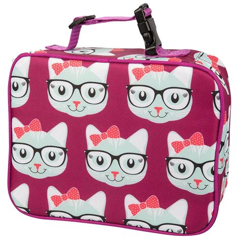 Kids Metallic Cat Lunchbox 